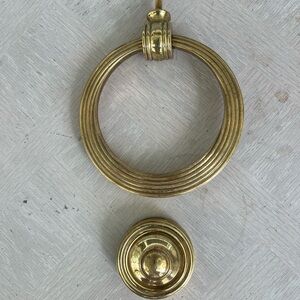 Elegant Gold Door Knocker
